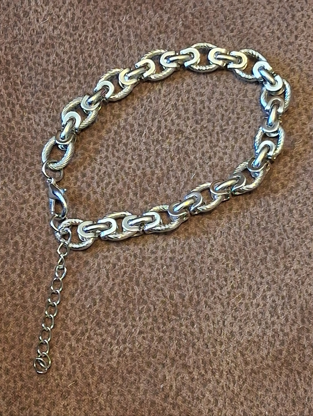 Paparazzi Silver-Tone Chain Bracelet for Men - Classic Linked Design